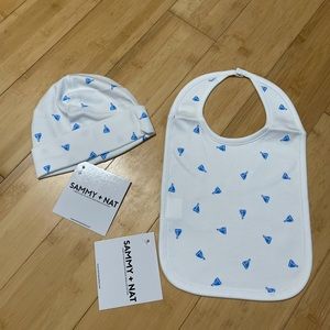 Sammy + Nat Bundle Hat Bib NWT